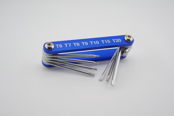 Klappschlüssel T6-T20 7teilig